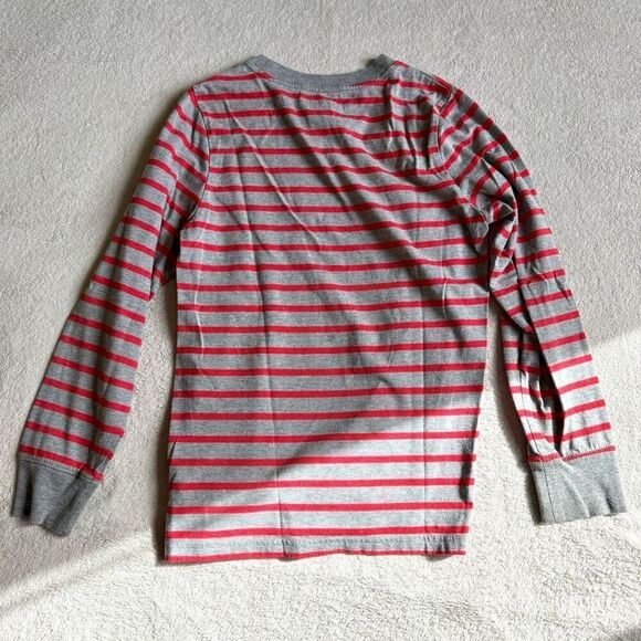 Cat & Jack Grey with Red Stripes Longsleeved T-shirt - Picture 6 of 6